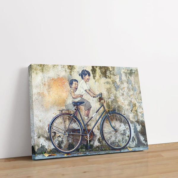 Hang On 1 - New Canvas Print by doingly