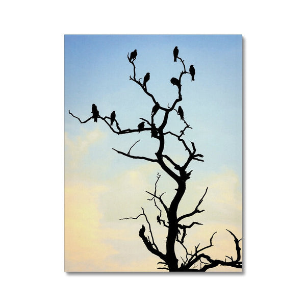 Avian Arbor 7 - Macabre Canvas Print by doingly