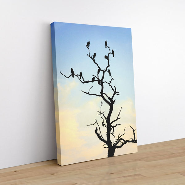 Avian Arbor 1 - Macabre Canvas Print by doingly