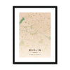 Berlin Map Prints 4 - Map Matte Print by doingly