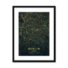 Berlin Map Prints 7 - Map Matte Print by doingly