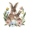 Enchanted Bonds - Bunny 2 - Animal Poster Print by doingly