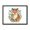 Enchanted Bonds - Fox 1 - Animal Poster Print by doingly