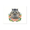 Enchanted Bonds - Racoon 6 - Animal Poster Print by doingly