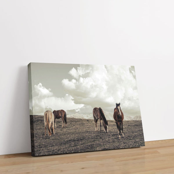 Equine Haven 1 - Animal Canvas Print by doingly