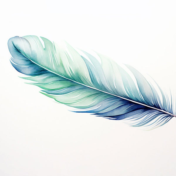 Feathered Creations - Feather 01 2 - New Poster Print by doingly