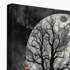 Full Moon Embrace 3 - Macabre Canvas Print by doingly