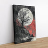 Full Moon Embrace 1 - Macabre Canvas Print by doingly