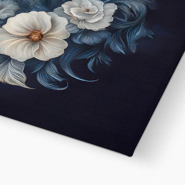 Haunting Blossoms 4 - Macabre Canvas Print by doingly