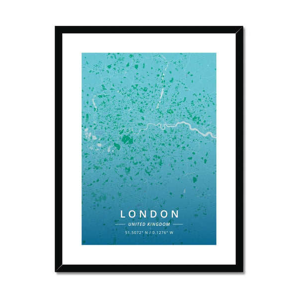 London Map Prints 6 - Map Matte Print by doingly