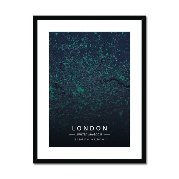 London Map Prints 5 - Map Matte Print by doingly