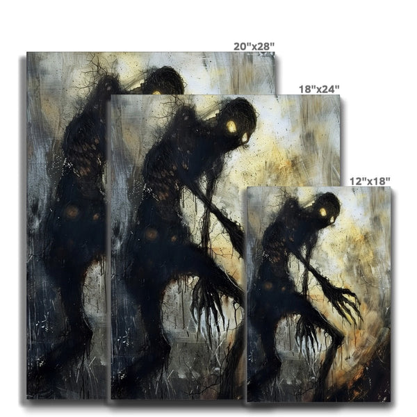 Zombie's Grasp 9 - Macabre Canvas Print by doingly