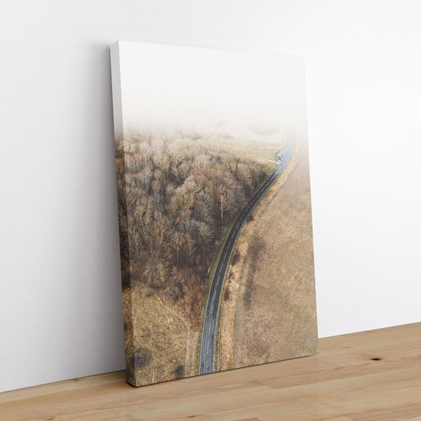 Less Traveled 1 - Landscapes Canvas Print by doingly