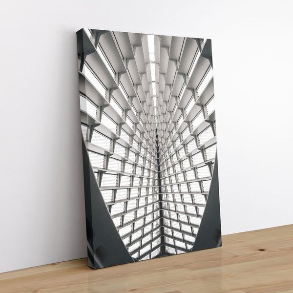 Twice As Nice 1 - Architectural Canvas Print by doingly