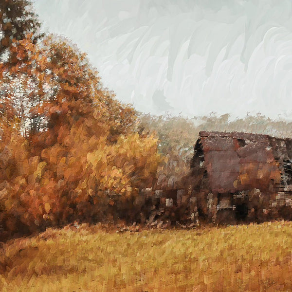 Autumn Station 2 - Landscapes Canvas Print by doingly