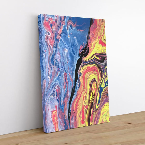 Blend 05 1 - Abstract Canvas Print by doingly