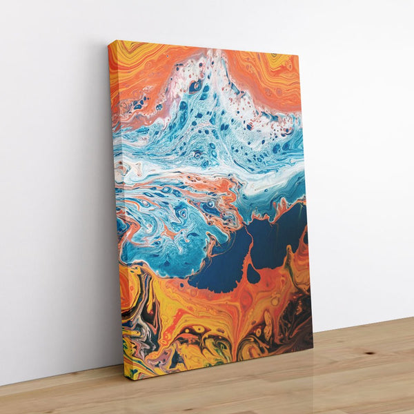 Blend 06 1 - Abstract Canvas Print by doingly