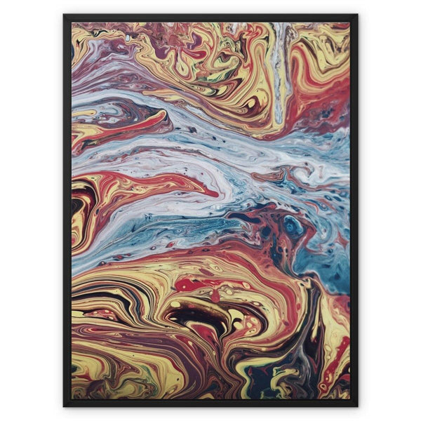 Blend 07 3 - Abstract Canvas Print by doingly