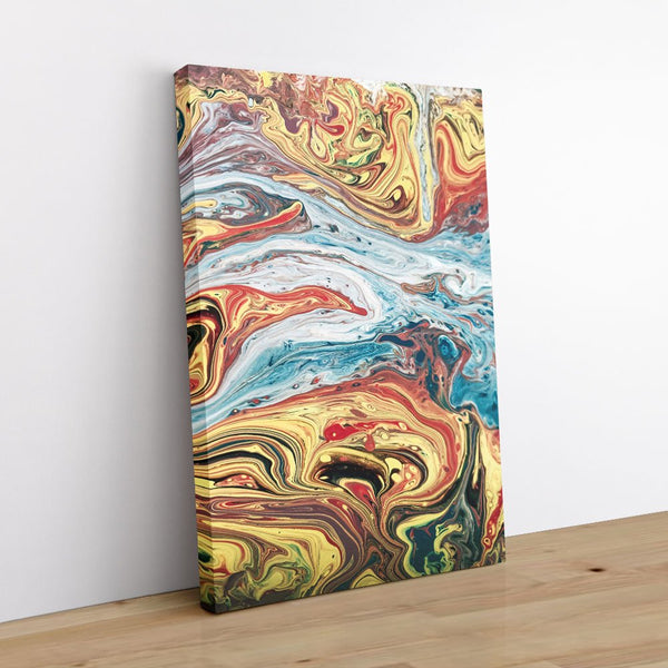 Blend 07 1 - Abstract Canvas Print by doingly
