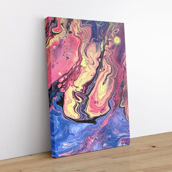 Blend 08 1 - Abstract Canvas Print by doingly