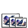 Celestial Starry Night - Crow 5 - Animal Poster Print by doingly