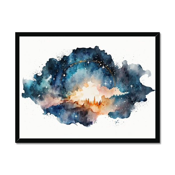 Celestial Starry Night - Forest 1 1 - Landscapes Poster Print by doingly