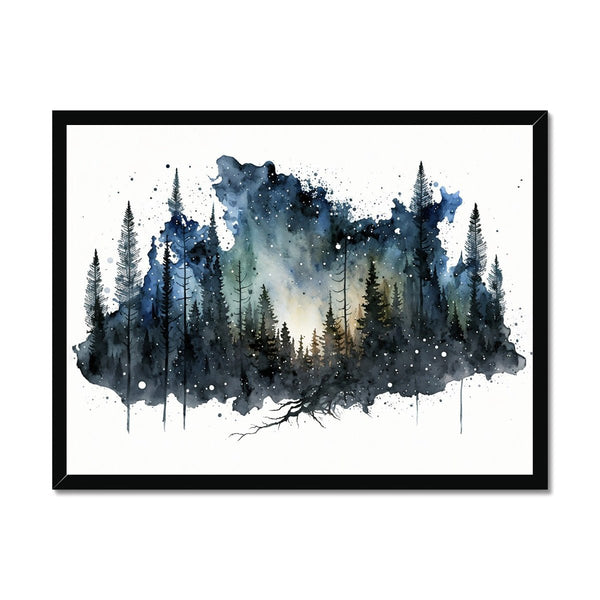 Celestial Starry Night - Forest 2 1 - Landscapes Poster Print by doingly