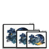 Celestial Starry Night - Moon 3 5 - New Poster Print by doingly