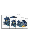 Celestial Starry Night - Moon 3 7 - New Poster Print by doingly