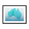 Chilled - Australia 2 - Map Matte Print by doingly