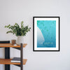 Chilled - Los Angeles - Map Matte Print by doingly