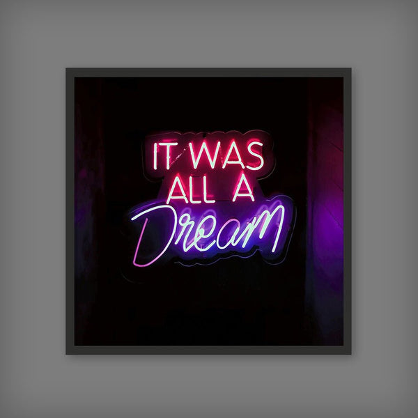 Dreams (Neon Tile) 1 - New Art Print by doingly