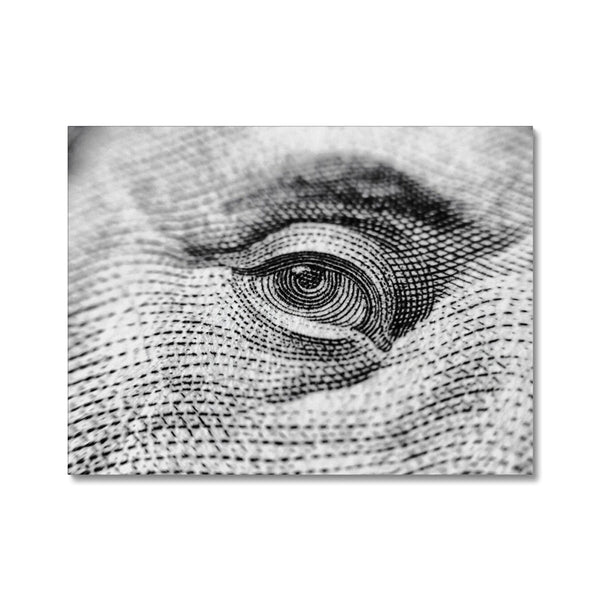 Eye on Finance 6 - Close-ups Canvas Print by doingly
