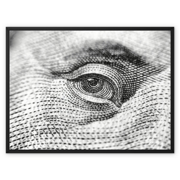 Eye on Finance 8 - Close-ups Canvas Print by doingly