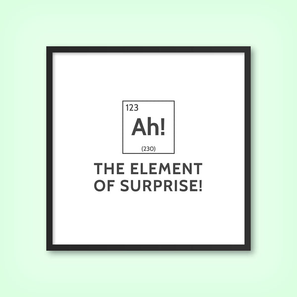 AH! (Elements) - Tile Art Print by doingly