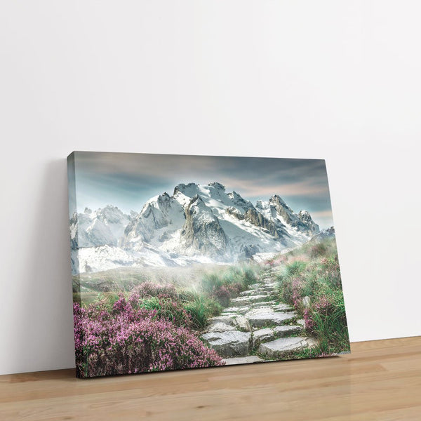 Balanced Journey / Internal Frame- Landscapes Canvas Print by doingly
