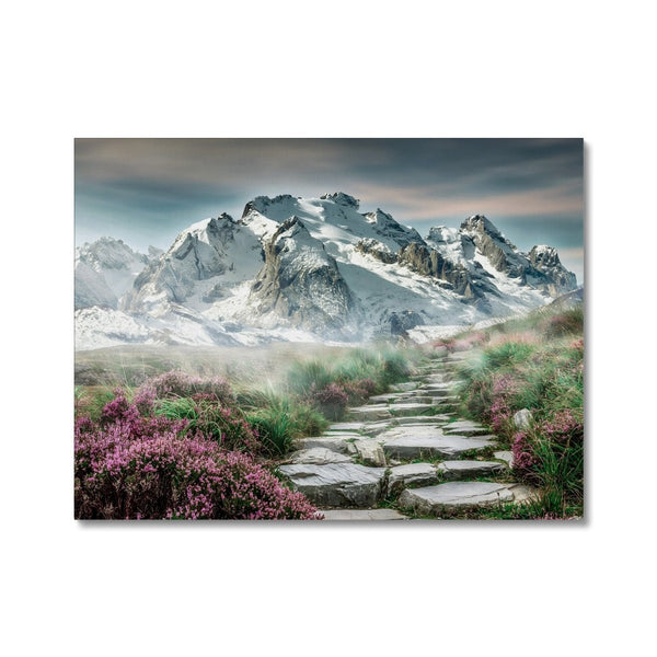 Balanced Journey / Internal Frame- Landscapes Canvas Print by doingly