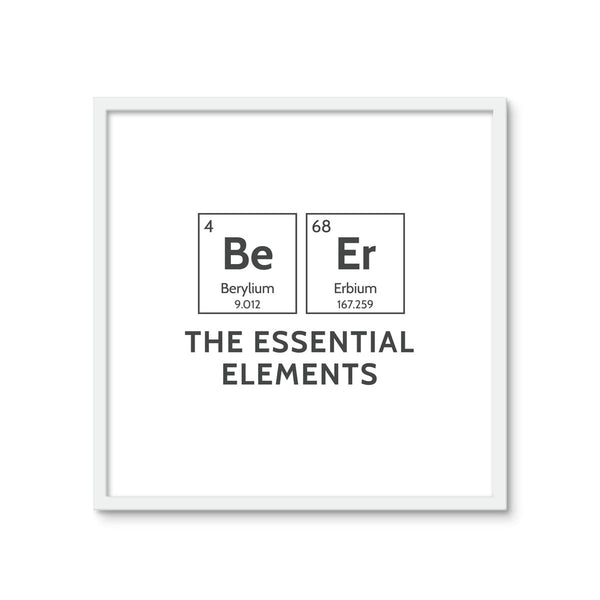 BEER (Elements) - New Art Print by doingly