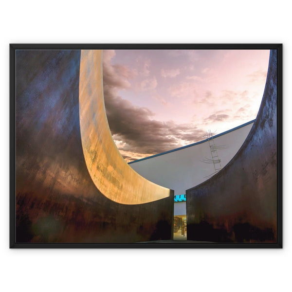 Beyond These Walls - Architectural Canvas Print by doingly