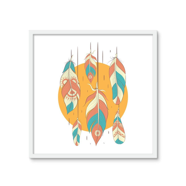 Boho Feathers 2 - New Art Print by doingly