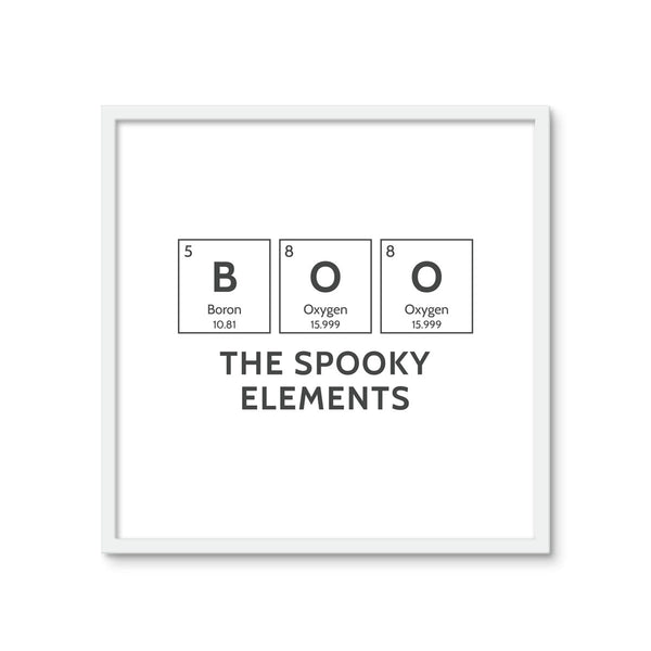 BOO (Elements) 2 - Tile Art Print by doingly