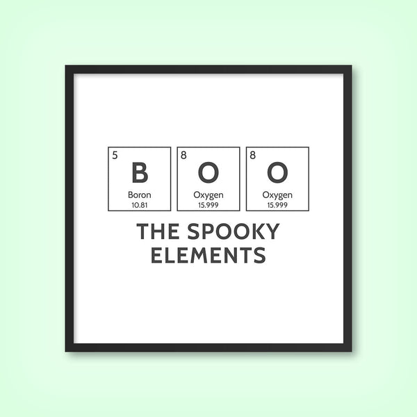 BOO (Elements) 1 - Tile Art Print by doingly