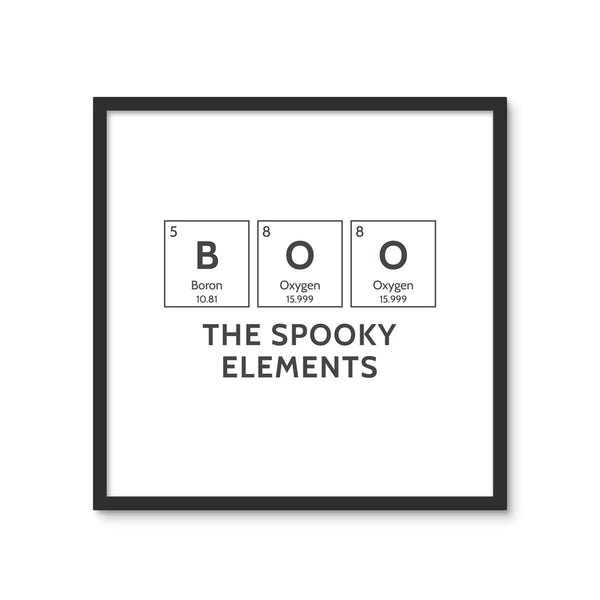 BOO (Elements) - Tile Art Print by doingly