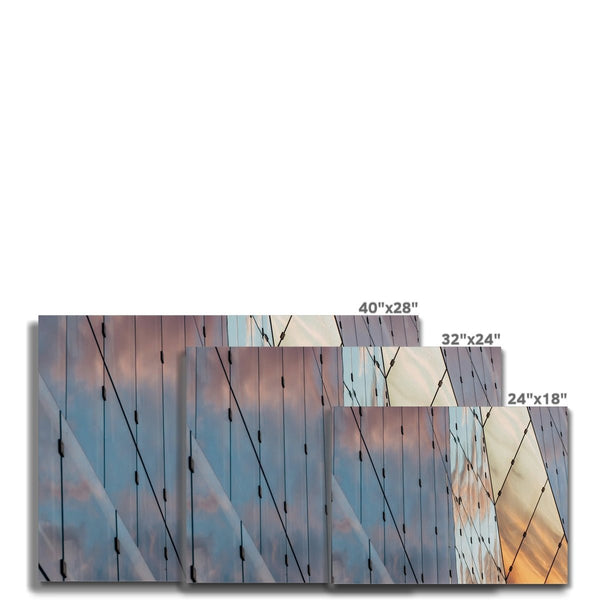 Clear Veneer 6 - Architectural Canvas Print by doingly