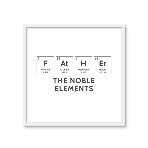 FATHER (Elements) - New Art Print by doingly