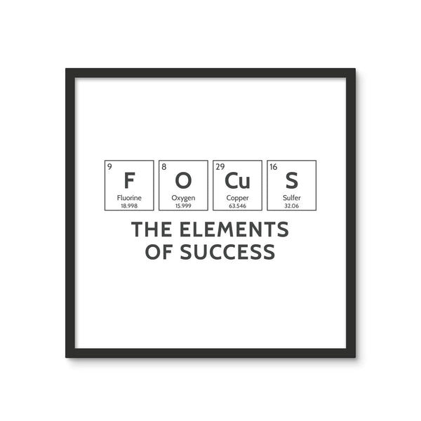 FOCUS (Elements) - Tile Art Print by doingly
