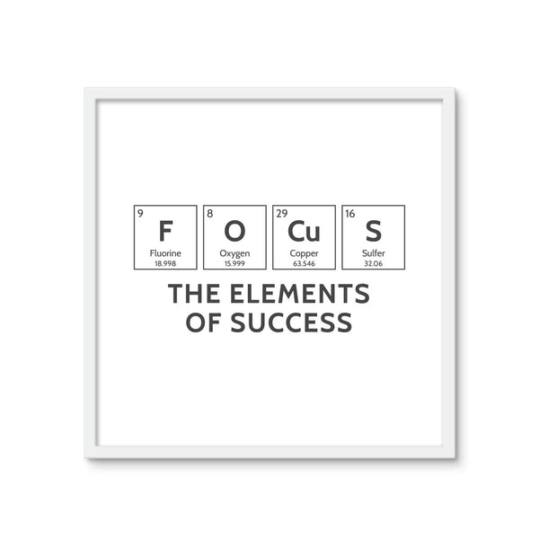 FOCUS (Elements) - Tile Art Print by doingly