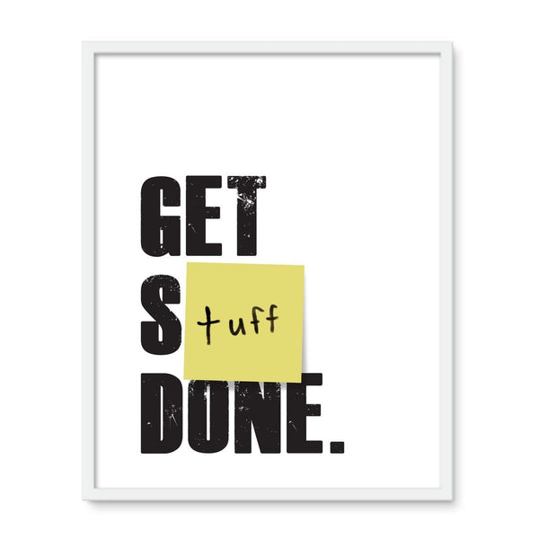 Get Stuff Done (Wall Tile) 2 - New Art Print by doingly