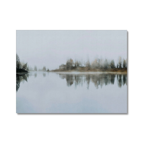 Hushed Morning 2 - Landscapes Canvas Print by doingly