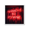 Licked (Neon Tile) - Tile Art Print by doingly